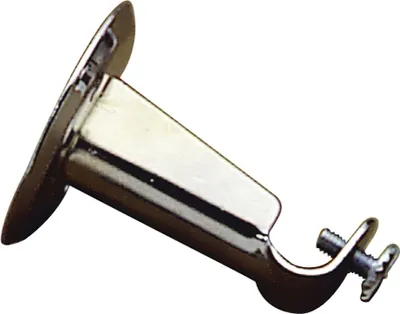 Image de Support de barre 12 mm.Ø chromé avant rond