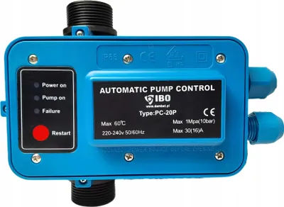 Produktbild von IBO | Automatischer Pumpenschalter PC-20P - 2,2 kW - kompakt - Schutz vor Trockenlauf - inkl. Kabel