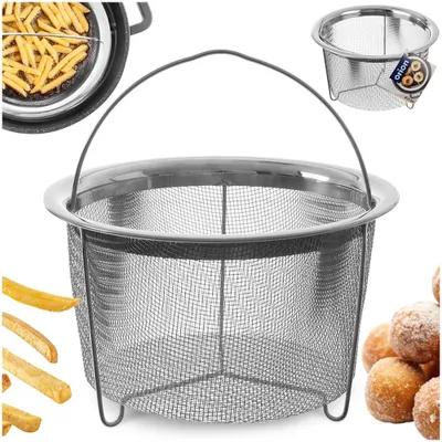 Produktbild von Pommes-Frites-Korb aus Stahl 21,5x13 cm
