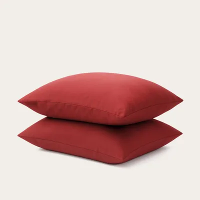 Produktbild von HappyBed Rot | 60x70 – Kissenbezug-Set 2-teilig – 100 % Baumwolle