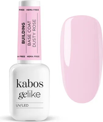 Zdjęcie produktu dla Kabos Gelike Kolorowa baza budująca Base Coat Dusty Rose 10ml