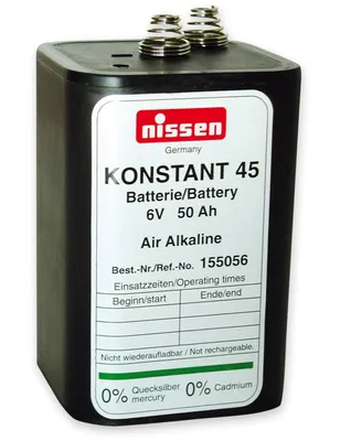 Obrázok produktu pre Nissen 4R25 Constant 45 - 6V / 45-50Ah Oxygen - bez ortuti a kadmia