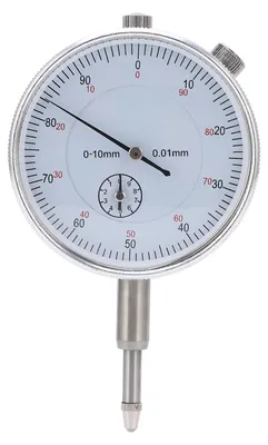Immagine prodotto di Misuratore meccanico di alta precisione, utilizzato come spessimetro per misurazioni di strumenti, con un range da 0 a 10 mm