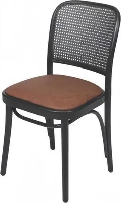 Produktbild von Polsterstuhl Moderne Design Textil Braun Lehnstuhl Armlehne Esszimmer Möbel