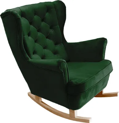 Produktbild von DomoHome Relaxsessel Armlehnensessel Armlehnen Fernsehsessel Loungesessel Polstersessel Couchsessel Armsessel Chair Wohnzimmersessel Ohrensessel | 102x81x95cm | Green_29847