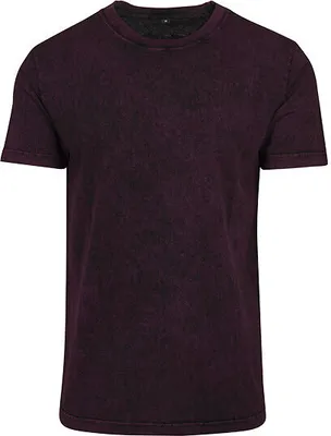 Obrázek produktu pro Build Your Brand BY070 | Pánské tričko Acid Washed Tee - barva: Indigo White - velikost: 3XL