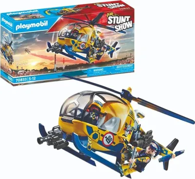 Immagine prodotto di PLAYMOBIL 70833 - Elicottero per spettacoli acrobatici con troupe cinematografica