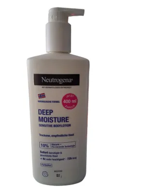 Immagine prodotto di Neutrogena Deep Moisture Sensitive Body Lotion per pelle secca 400 ml