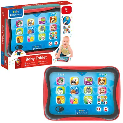Obrázek produktu pro Clementoni učící se dětský tablet - interaktivní hračka od 1 roku věku dítěte