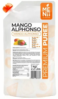 Produktbild von MANGO Fruchtfleisch 1kg PremiumPuree MENii