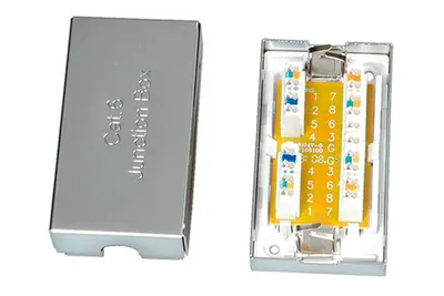 Obrázok produktu pre ROLINE Junction Box Cat.6, STP, Biela, Plast