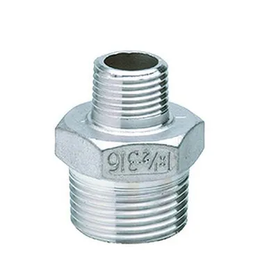 Immagine prodotto di Nipplo riduttore Atusa in acciaio inox a/a esterno/esterno n. 245 1 x 1/2 pollice (AISI 316) / PN16