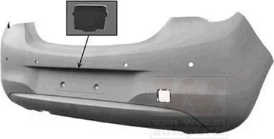 Produktbild von VAN WEZEL Heckstoßstange Stoßfänger Hinten für OPEL Corsa E Schrägheck (X15) Corsa E Schrägheck Kastenwagen (X15)
