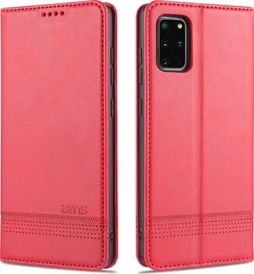 Image de LaimTop Etui en cuir pour Samsung S20, étui à rabat Portefeuille Fermeture magnétique Support Housse de protection pour Samsung Galaxy S20 Rose