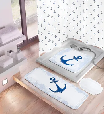 Produktbild von Kleine Wolke Duschwanneneinlage 55x55 Duschmatte Anti-Rutsch PVC Saugnäpfe
