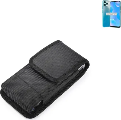 Produktbild von Holster Gürteltasche kompatibel mit Blackview A95 Holster Gürtel Tasche wasserabweisend Handy Hülle Schutz Hülle Outdoor schwarz K-S-Trade