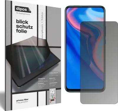 Produktbild von Blickschutzfolie für Huawei P Smart Pro (2020) matt Schutzfolie Folie Display Schutz dipos