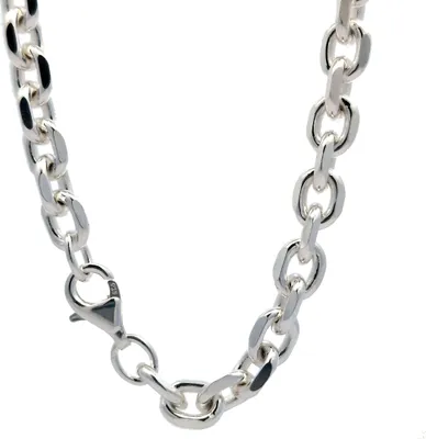 Produktbild von Ankerkette diamantiert Länge 50cm - Breite 6,8mm - 925 Silber