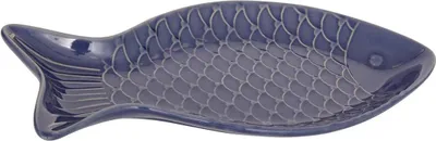 Produktbild von Schälchen fisch oceania 30,7x16,3cm weiß - Atmosphera créateur d'intérieur