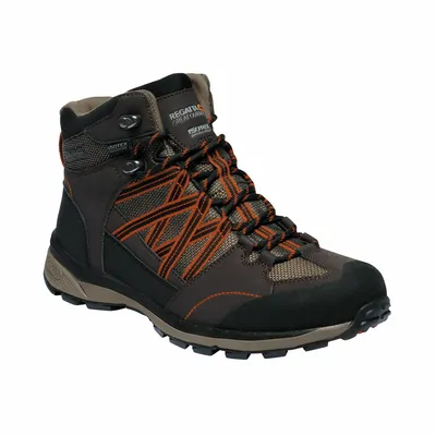 Produktbild von Regatta Samaris II wasserdichte mittelhohe Wanderschuhe, Schwarz 46 EU
