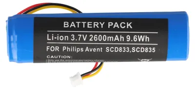 Obrázek produktu pro Baterie vhodná pro Philips Avent SCD833, SCD835, Li-ion, 3,7V, 2600mAh, 9,6Wh