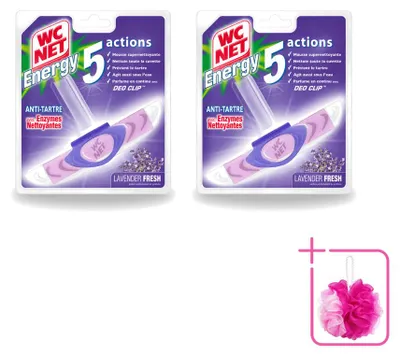 Produktbild von 2 x WC Net Toiletstein Lavendel - Sparpackung - 2 Stücke