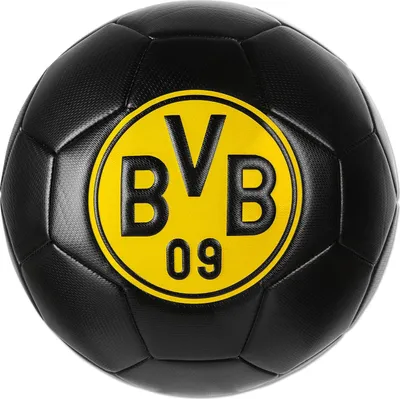 Produktbild von Borussia Dortmund BVB Ball schwarz embossed