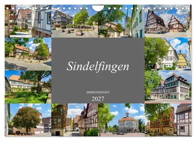 Produktbild von Sindelfingen Impressionen (Wandkalender 2027 DIN A4 quer), CALVENDO Monatskalender
