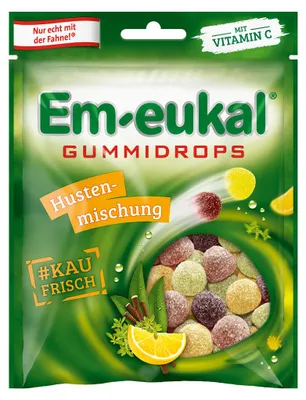 Obrázek produktu pro Em eukal směs na kašel bylinná čerstvá s jemnou cukrovou krustou 90g
