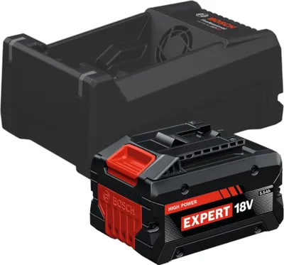 Produktbild von Bosch 1x EXBA 18V-55 + GAL 12V/18V-80 EXPERT Starter Set 18 V 1x Akku 5,5 Ah + Ladegerät 8 A AMPShare