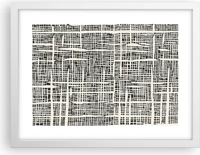 Produktbild von Gerahmtes Poster - Weißer Rahmen - Textur Muster Stück - 40x30 cm - Wand Bild - Wanddeko - Wandbilder - Kunstposter - Wandposter - Bilderrahmen - Bilder - Kunstdruck - Wanddekoration - P2WAA40x30-4926