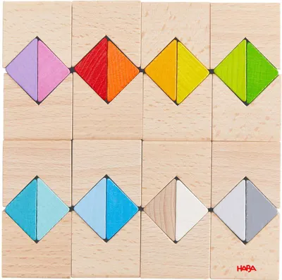 Image de Haba Blocs de construction créatifs en bois Couleurs arc-en-ciel
