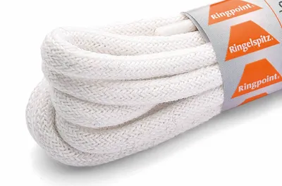 Produktbild von RINGELSPITZ - Rund Dick Schnürsenkel – Robuste Schnürsenkel - 180 cm, weiß