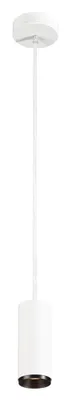 Produktbild von SLV 1004158 NUMINOS PD PHASE S LED Pendelleuchte weiss/schwarz 3000K 24°