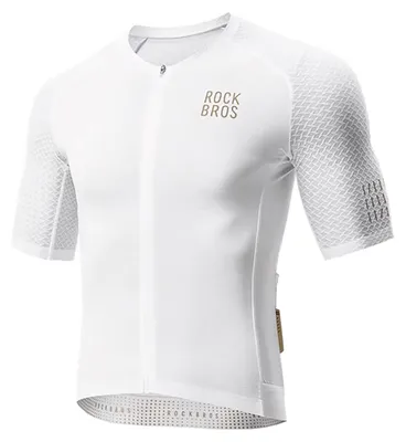 Imagen del producto de Camiseta de ciclismo Rockbros YDDX011 Diamond, manga corta, talla XXL, color blanco