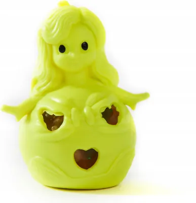 Produktbild von Meerjungfrau Antistress Quetschball - Gummi Spielzeug zum Kneten für Kinder - Bunt 9cm