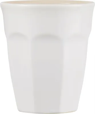 Produktbild von IB Laursen MYNTE Cafe Latte Becher Weiß Keramik Geschirr PURE WHITE Tasse 250 ml