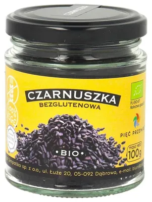 CZARNUSZKA BEZGLUTENOWA BIO 100 g - PIĘĆ PRZEMIAN