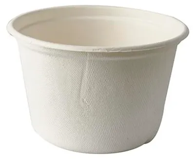 Immagine prodotto di 500 Papstar tazze da zuppa, canna da zucchero pura 600 ml Ø 14 cm, 9 cm bianco 89857