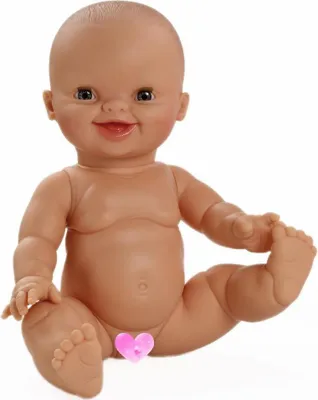 Produktbild von Paola Reina Gordi Puppe Europäische Babypuppe in Tasche 34cm lachend
