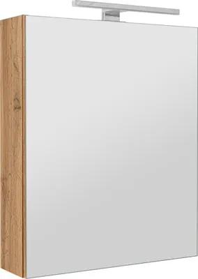 Zdjęcie produktu dla Szafka łazienkowa z lustrem oświetleniem lampką led lustrzana wisząca 50 cm