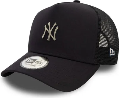 Produktbild von New Era 9FORTY Trucker Cap New York Yankees Metallic dark blue