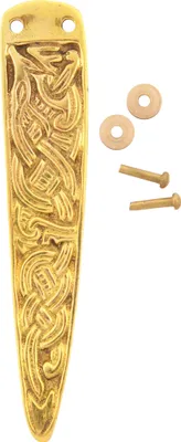 Produktbild von Wikinger Gürtelendbeschlag, Messing