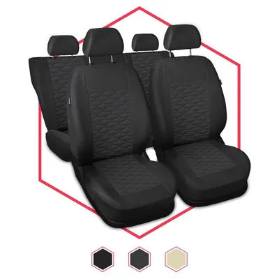 Immagine prodotto di Coprisedili auto Coprisedili universali Coprisedili auto per Fiat Panda Grigio
