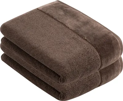 Produktbild von 2er Pack Duschtuch Pure von der Marke Vossen 67 x 140 cm