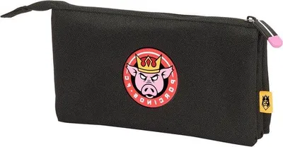Produktbild von Famanu Federmäppchen für Kinder - komfortabel und vielseitig - schwarz - 22 x 3 x 12 cm