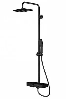 Produktbild von Steinberg Serie 390 Duschsystem, Glasablage, Thermostat, Easy Clean, Regenbrause, Handbrause, 3902700S