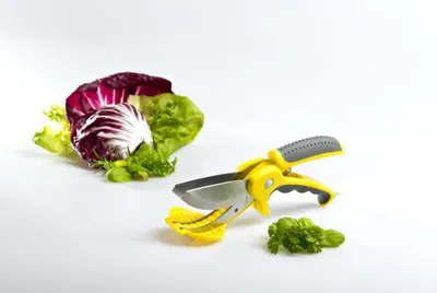 Produktbild von GSD Salat- und Kräuterschere aus Edelstahl/Kunststoff, 23 x 7 x 7 cm
