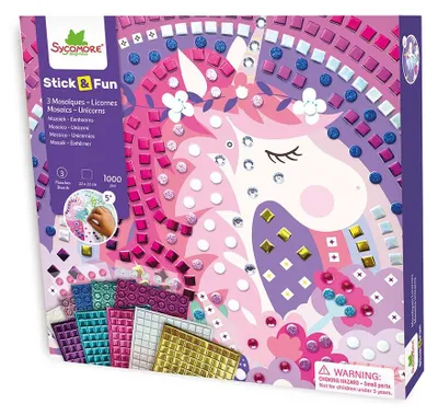 Immagine prodotto di Au Sycomore Stick'N Fun - PM 3 Mosaici - Unicorni