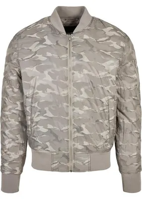 Image de Urban Classics - Blouson bomber TONAL CAMO gris pierre - L